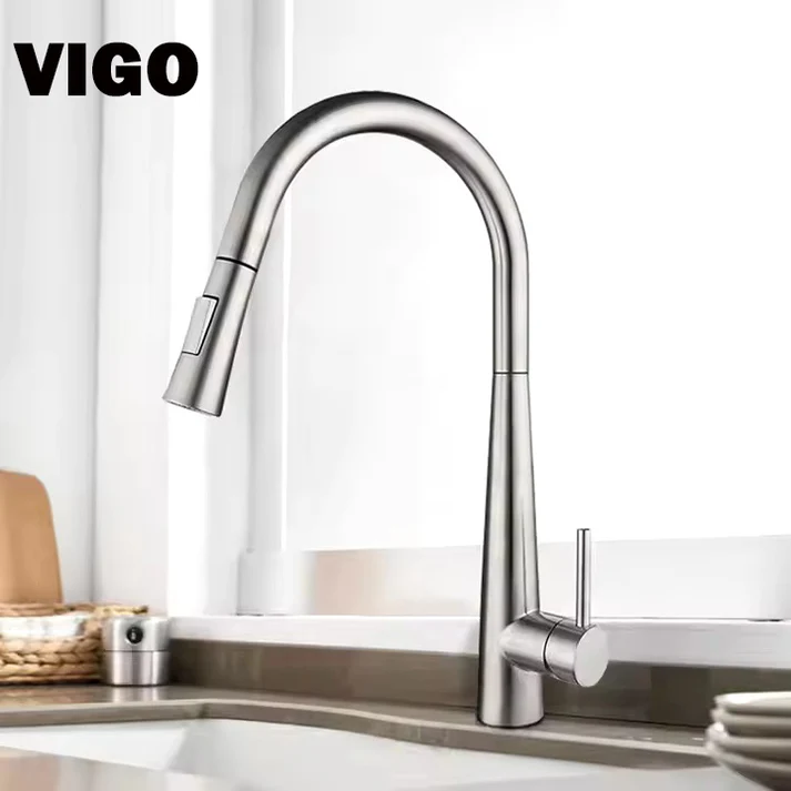 Robinet de cuisine moderne VIGO 5344 NB/MB