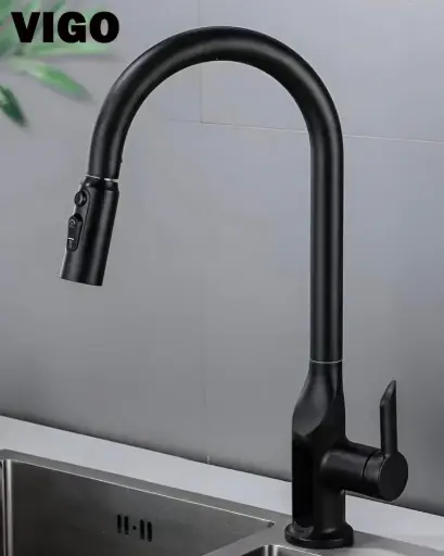 Robinet de cuisine avec afficheur VIGO ZS238GR/C